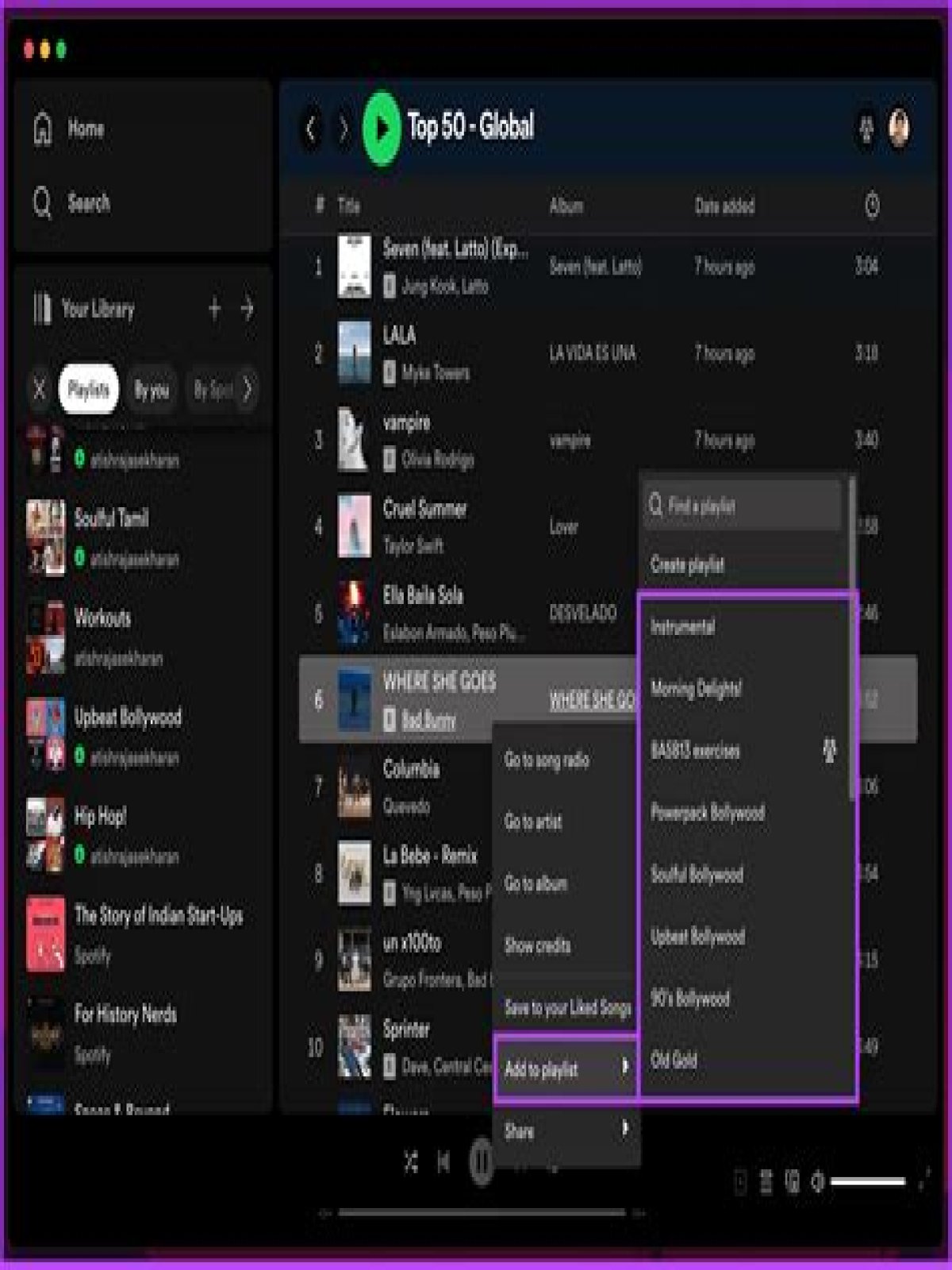 Can I print a Spotify playlist?