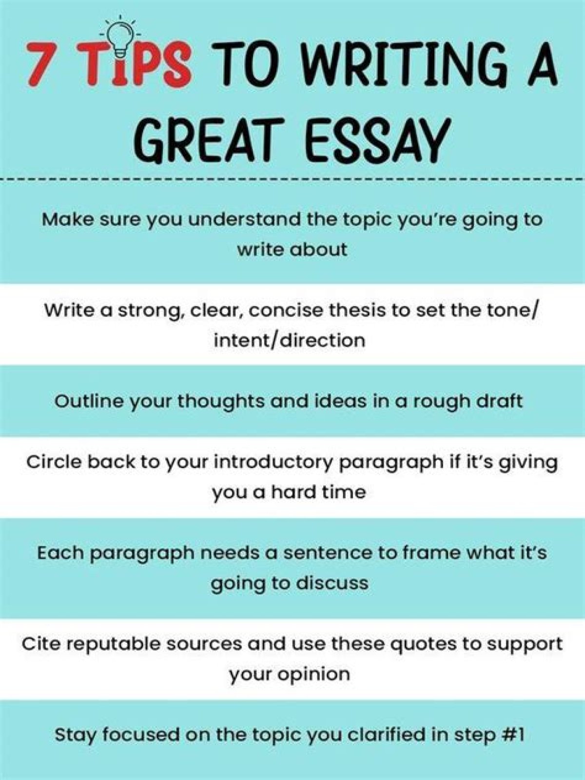 Easy methods to Write a Good Essay