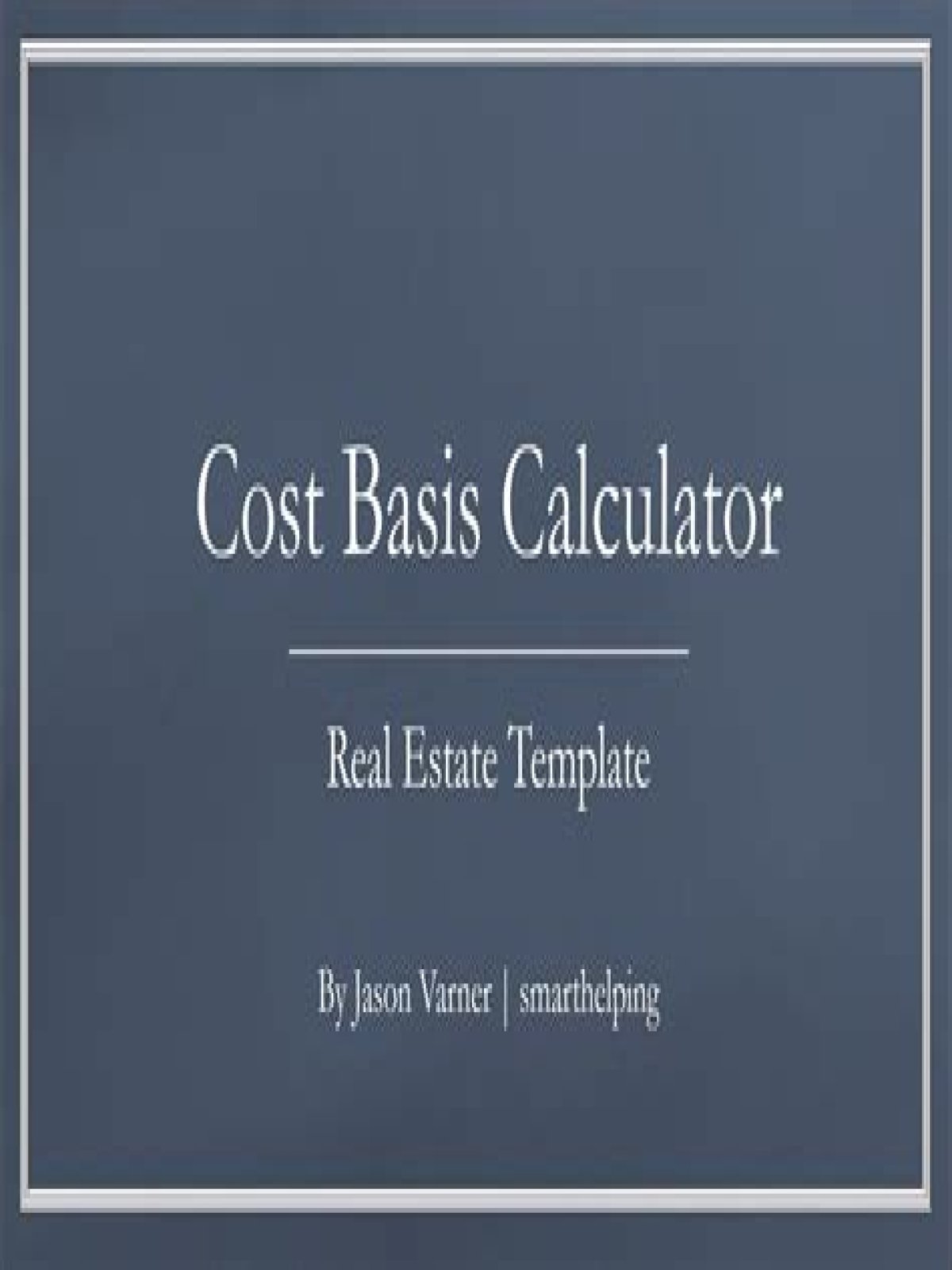How do I calculate adjusted basis for rental property?