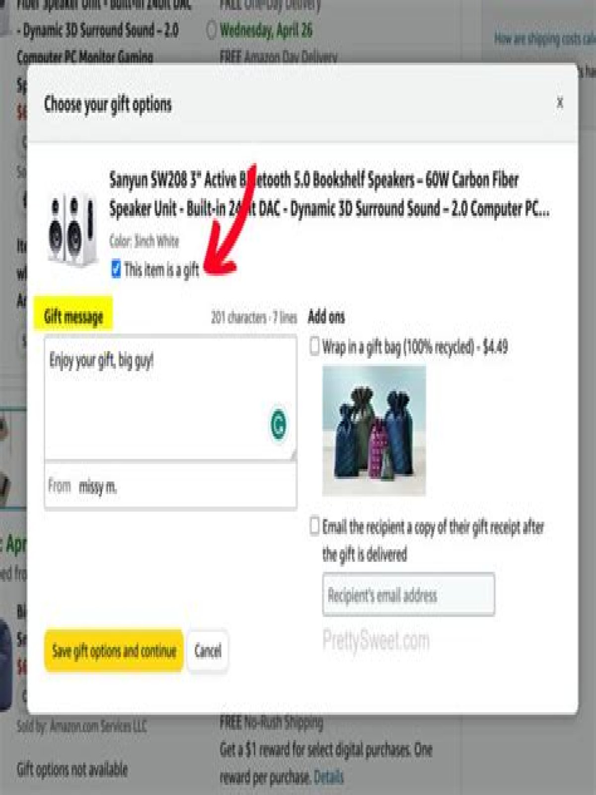 How do I see my gift messages on Amazon – Google Search