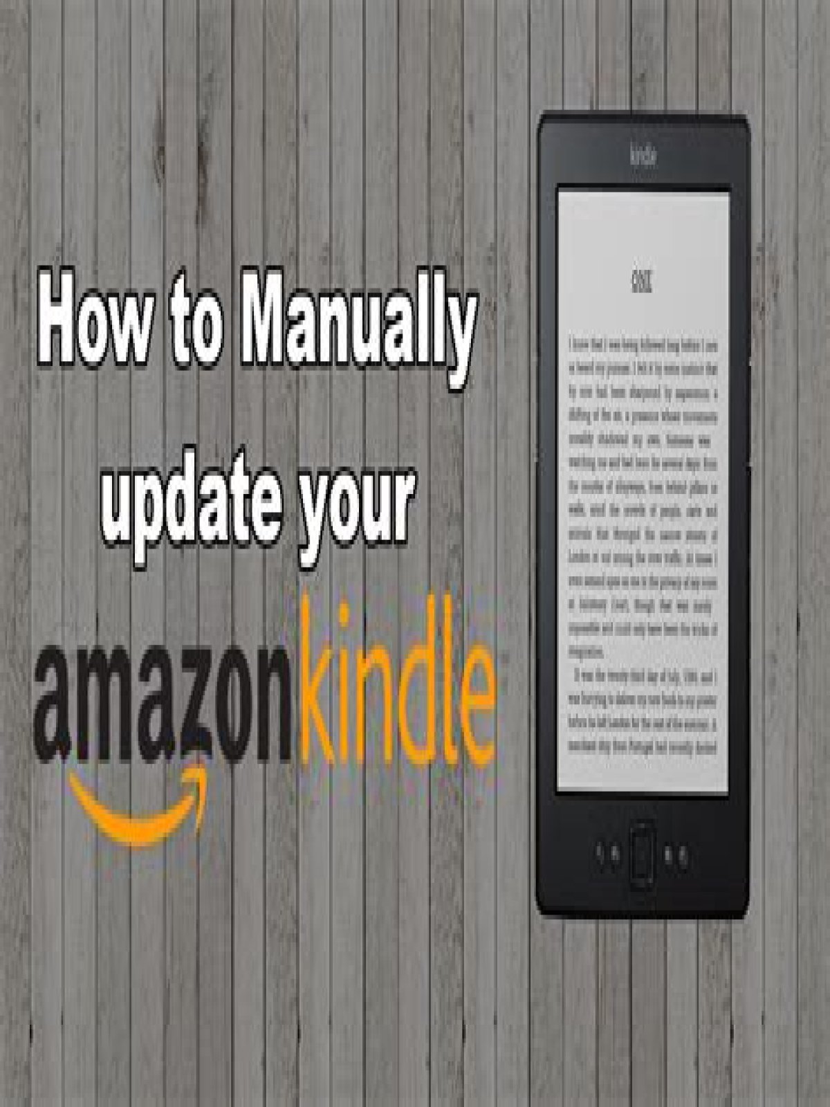 How do I update my Kindle via USB?