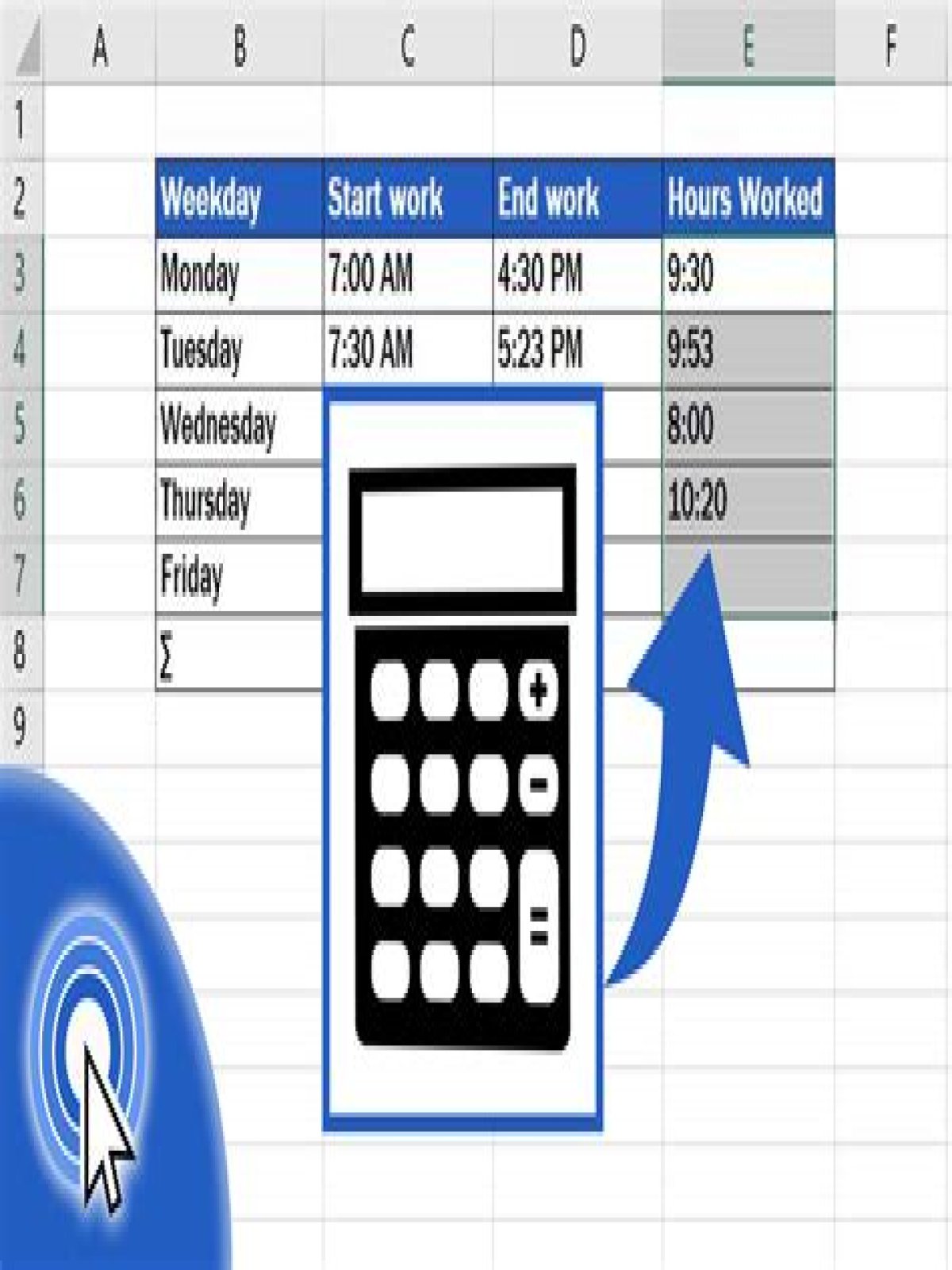 How do you calculate hours worked out your paycheck?