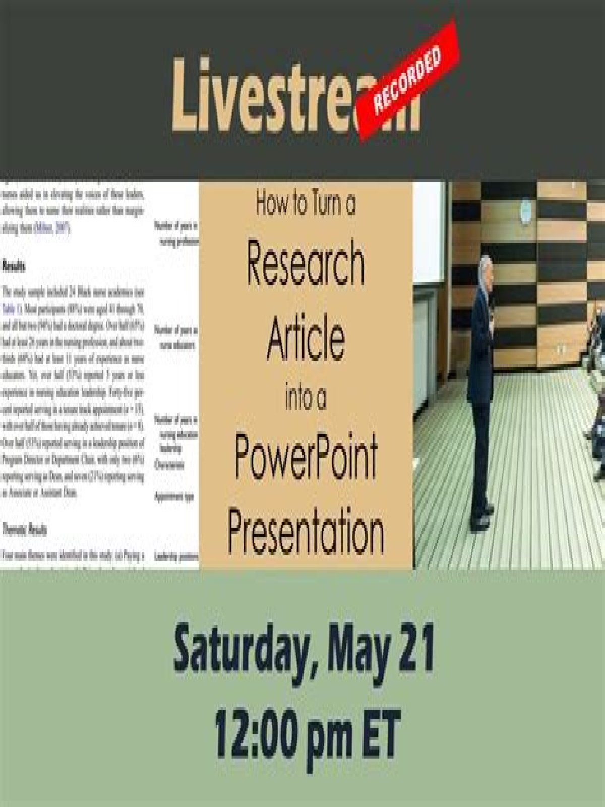 How do you make a research paper on PowerPoint?