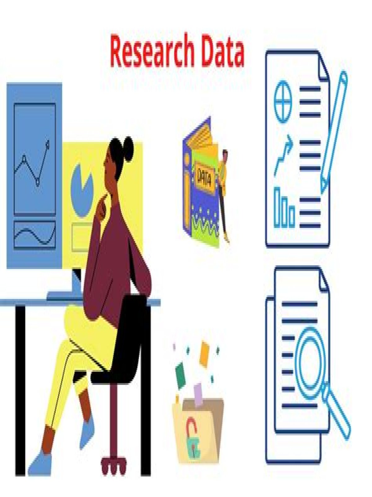 How do you present data in a research study?