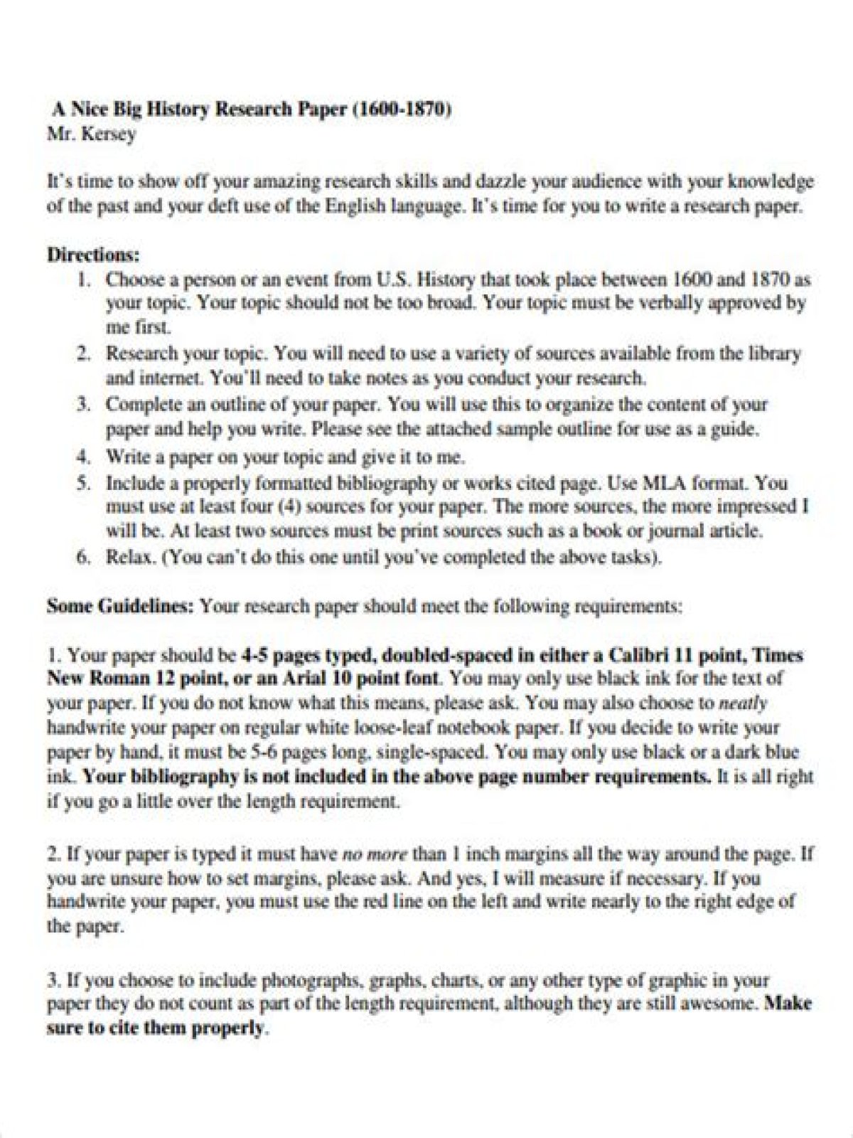 How do you research a history paper?