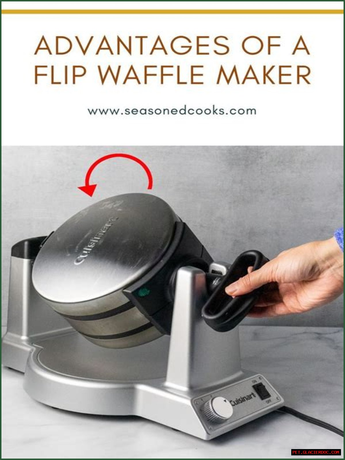 How do you use a flip waffle maker?