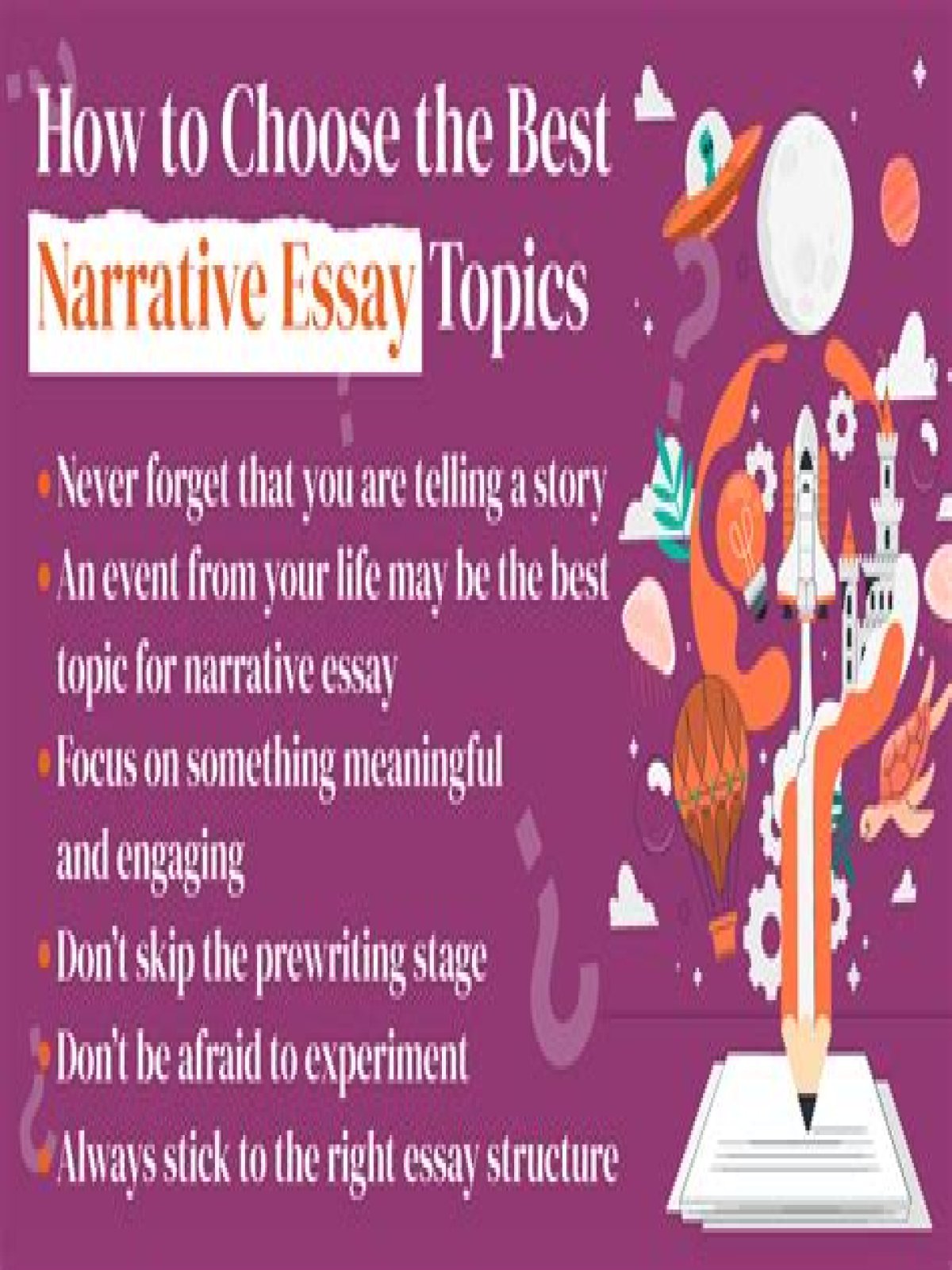 Methods to Choose a Good Narrative Essay Subject?