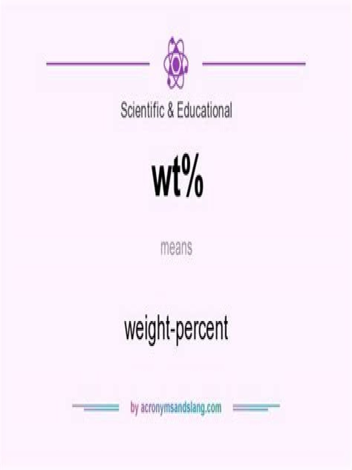 What does WT stand for in science?