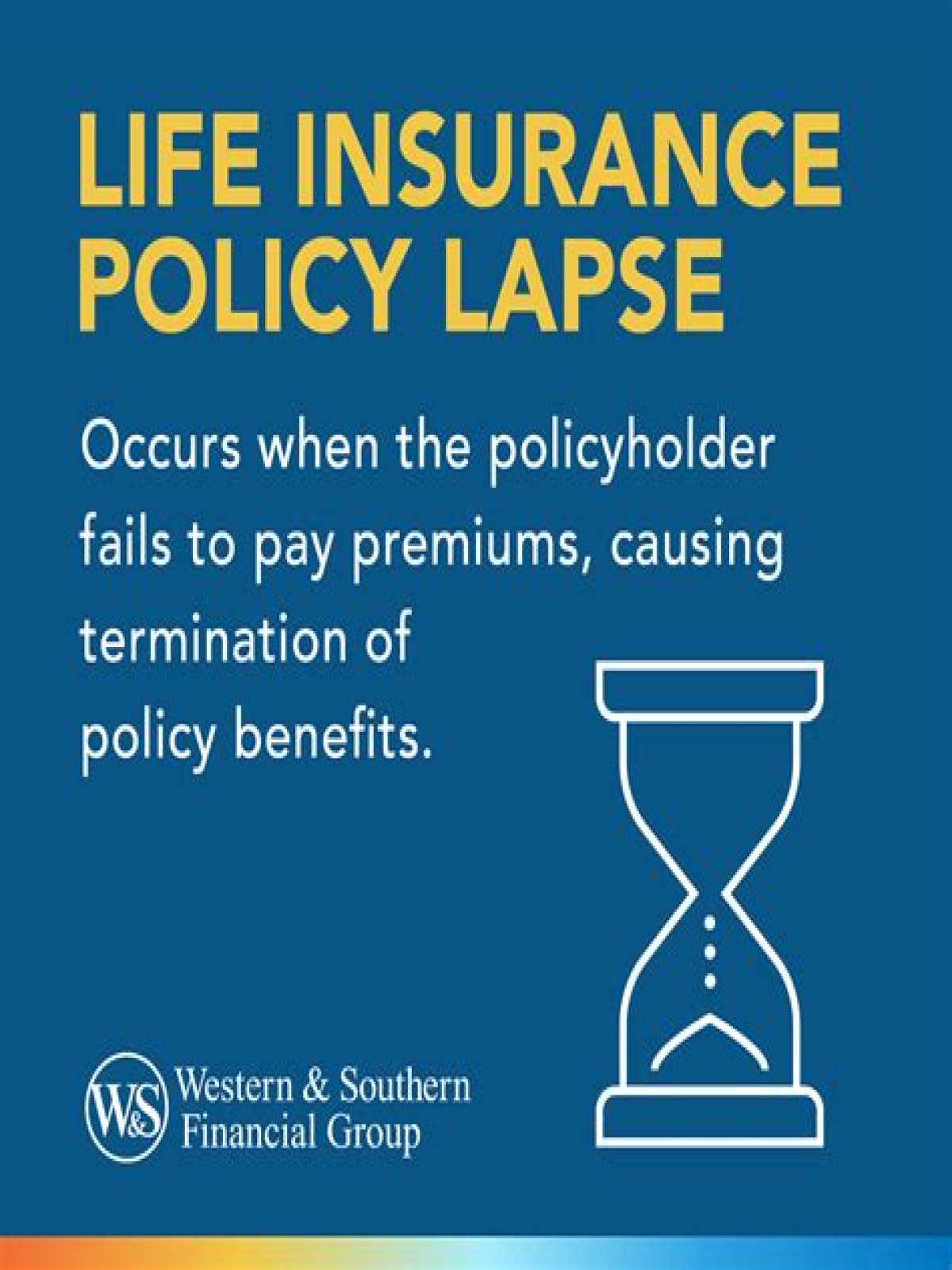 What happens if you let life insurance lapse?