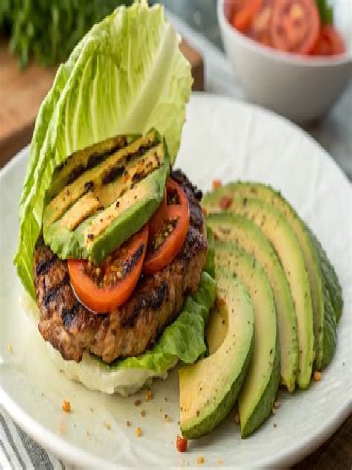 What is a burger without the bun called