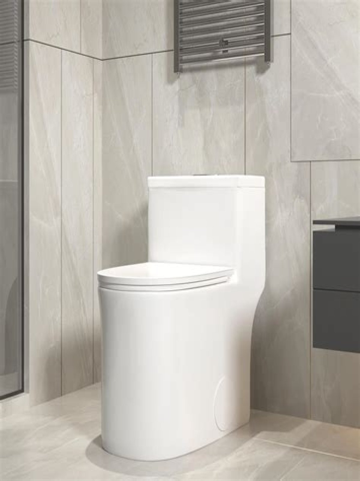 What is compact elongated toilet