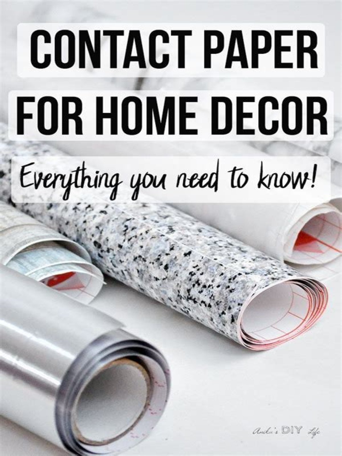 What is contact paper used for?