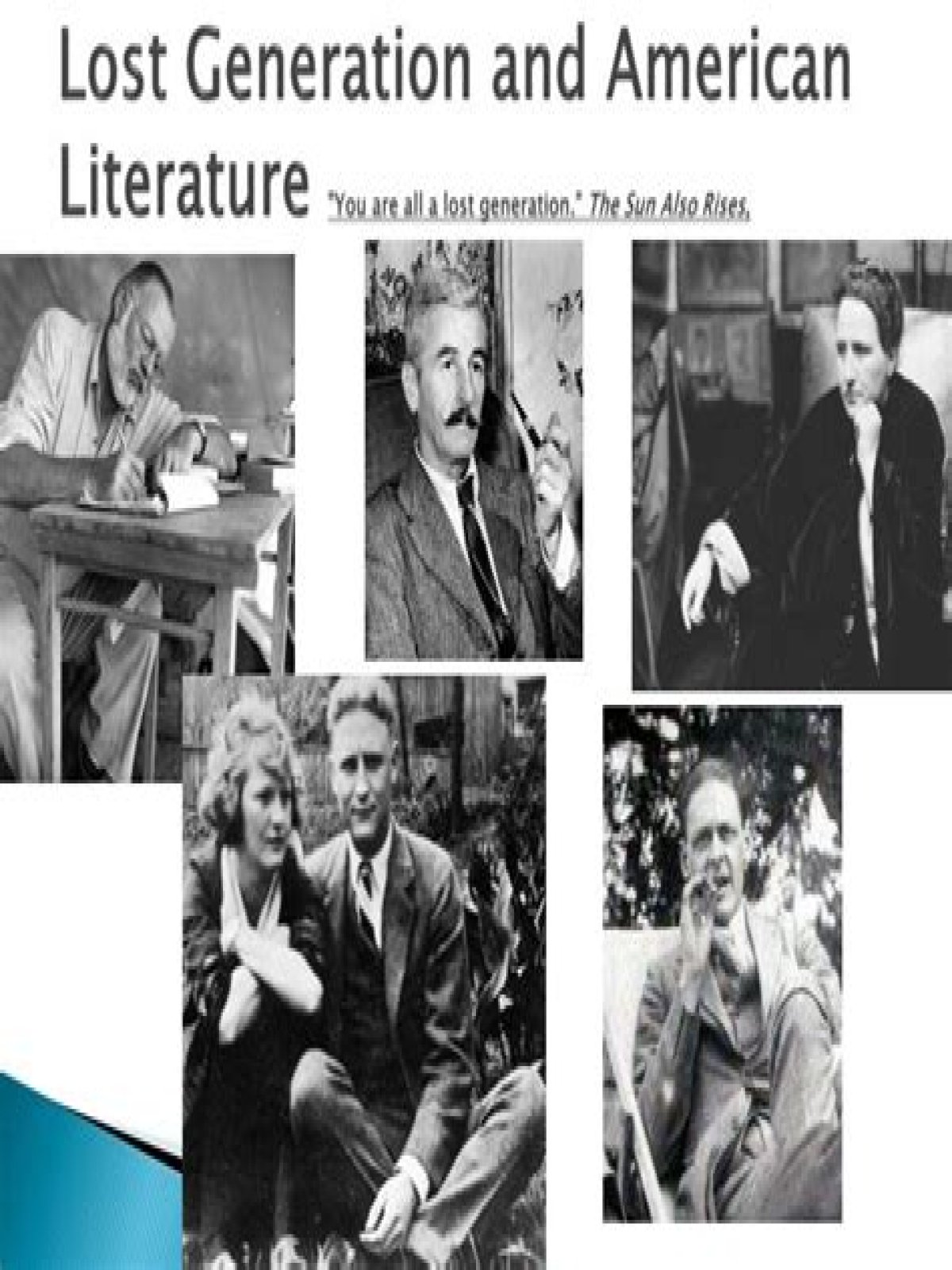 What is lost generation in American literature