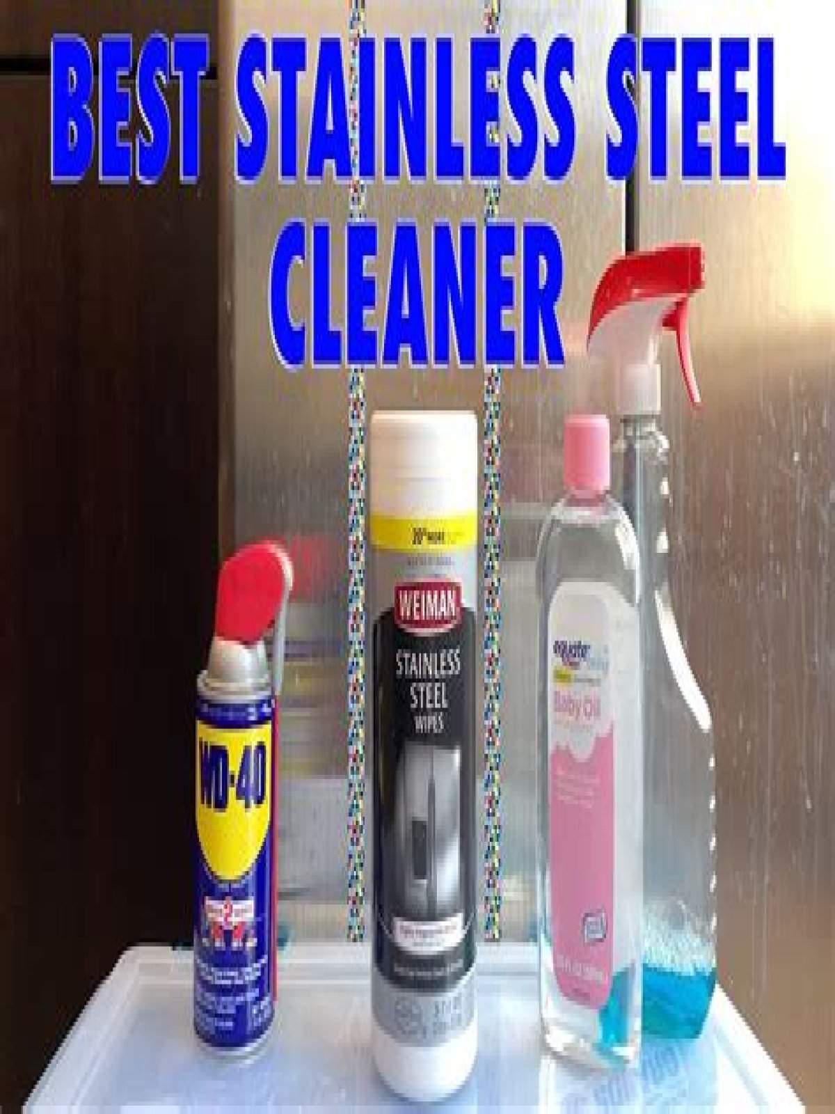 What is the best cleaner for stainless steel appliances