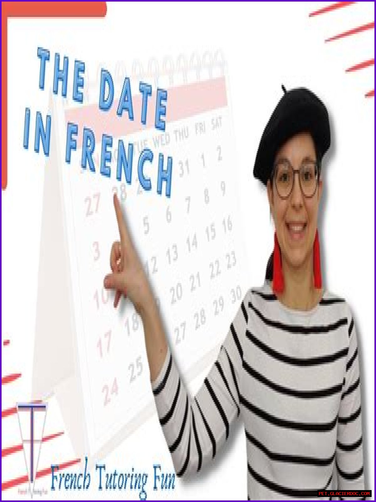What is the date in French today?