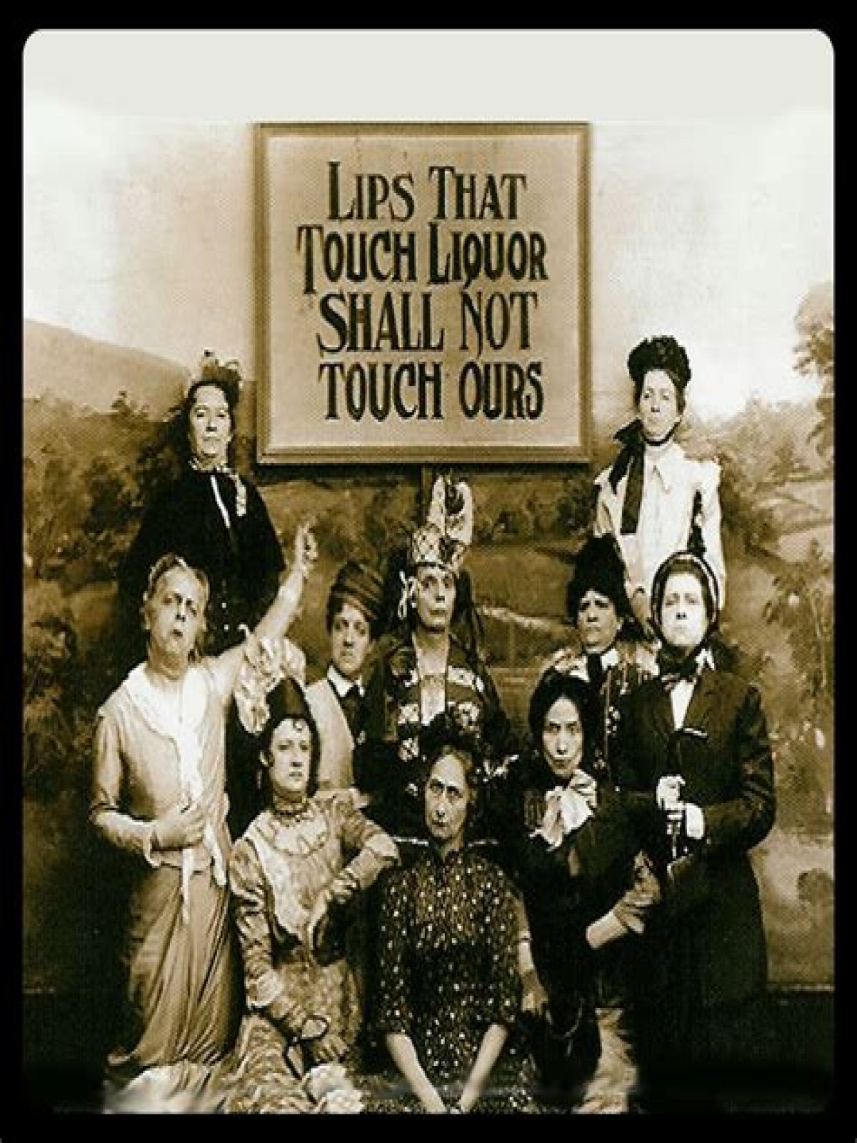 What was the womens temperance society