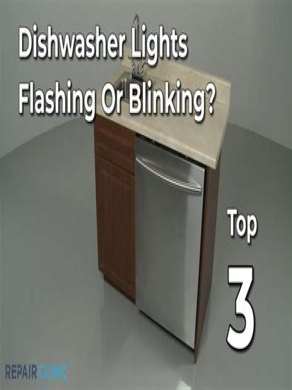 Why is my clean light flashing on my Kenmore dishwasher